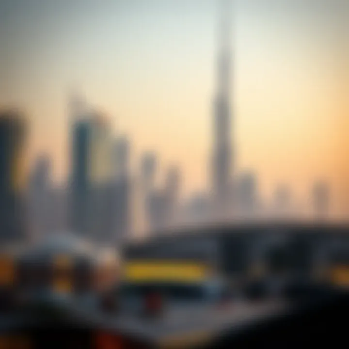 Dubai skyline highlighting luxury properties