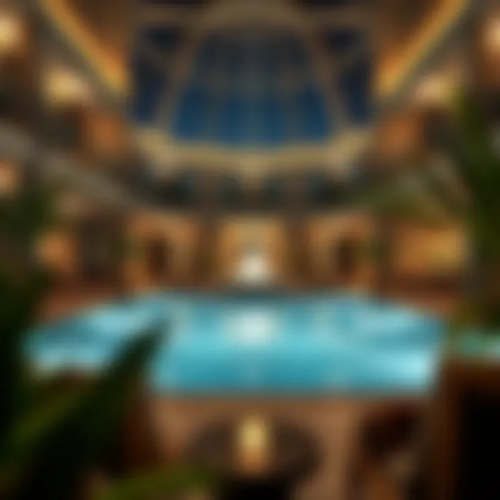 Luxurious amenities showcased within برج الدانه