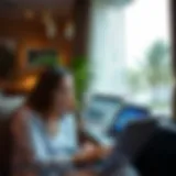 Couple discussing visa options