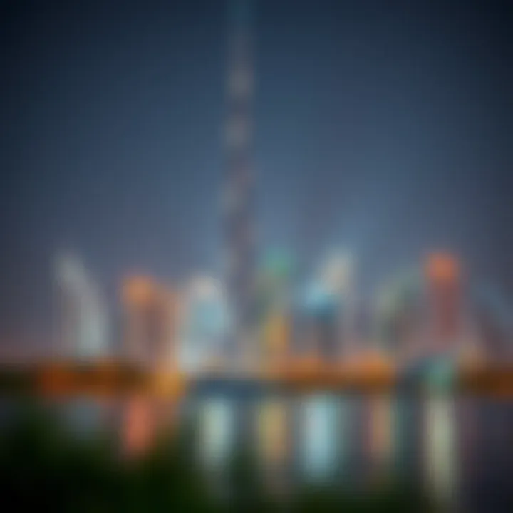 Illustration of Dubai's skyline representing real estate opportunities
