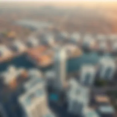 Aerial View of Deyaar Amalia Aerial view of Deyaar Amalia and surrounding Dubai skyline
