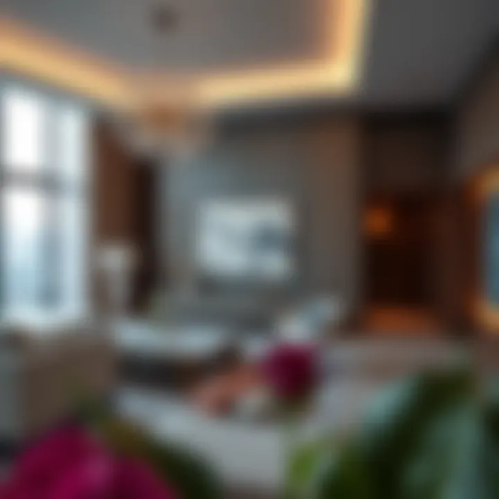 Luxurious Living: Interiors of Dubai Properties An interior view of a luxurious residential property in Dubai