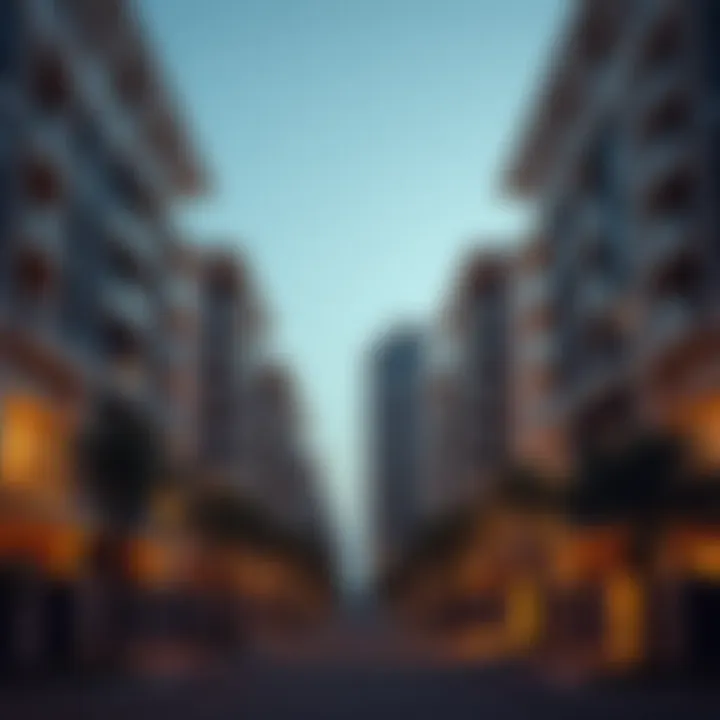 Modern Architecture in Indian Residential Areas of Dubai A view of modern residential buildings in Indian neighborhoods