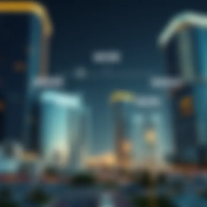 Stakeholders in UAE Real Estate Market A conceptual image illustrating the relationship between buyers, investors, and regulatory bodies in the real estate market.