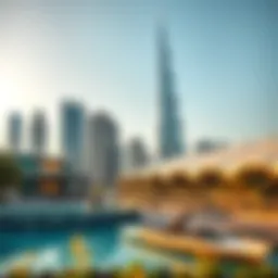 Modern Dubai skyline showcasing luxury properties