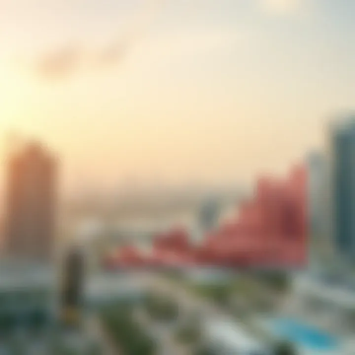 Graph illustrating trends in Dubai's real estate market