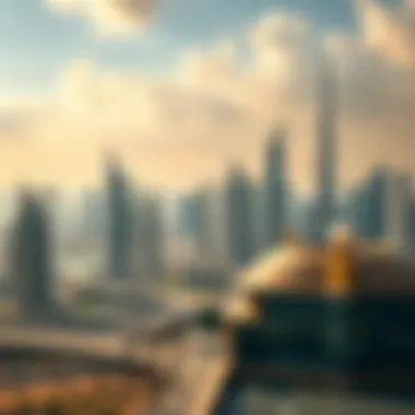 A panoramic view of Dubai's skyline showcasing the blend of modern architecture and tradition.