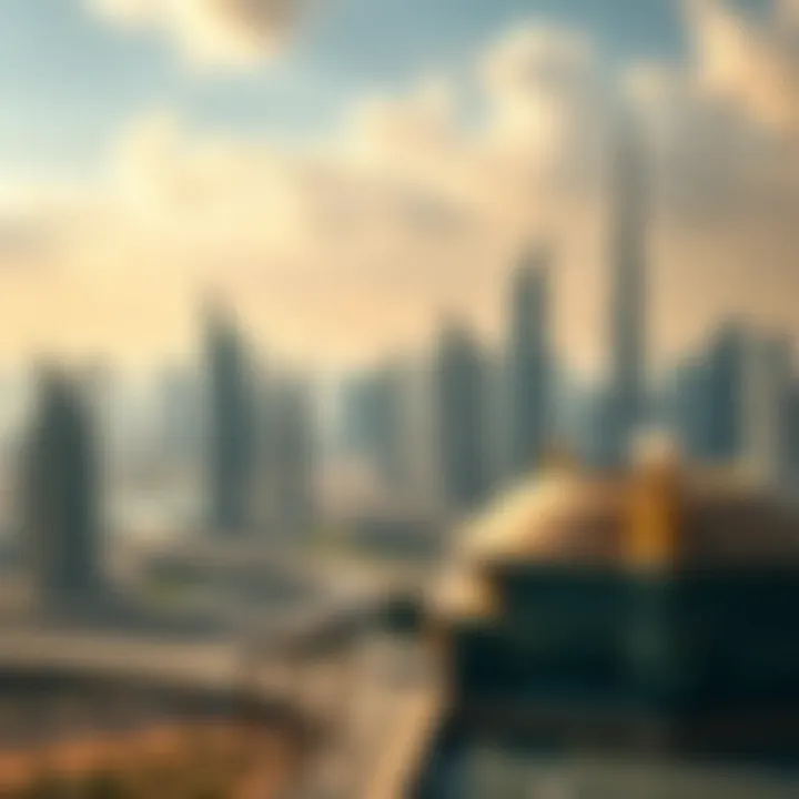 A panoramic view of Dubai's skyline showcasing the blend of modern architecture and tradition.