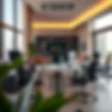 Virtual office setup in UAE showcasing modern workspace