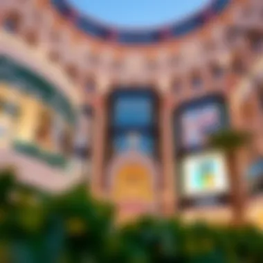 The Iconic Architecture of Wafi Mall Exterior view of Wafi Mall showcasing its unique architectural design