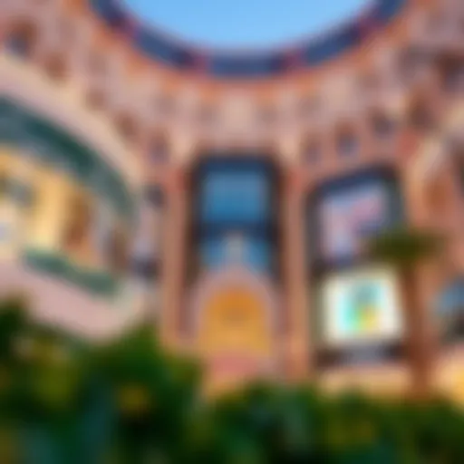 The Iconic Architecture of Wafi Mall Exterior view of Wafi Mall showcasing its unique architectural design