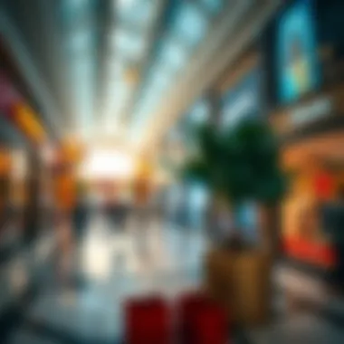 Vibrant Shopping Atmosphere at Wafi Mall Interior view of Wafi Mall illustrating the vibrant shopping atmosphere