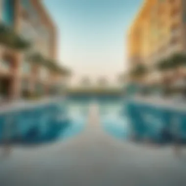 Exclusive Amenities at Westwood Grande Amenities at Westwood Grande, featuring a pool and recreational area
