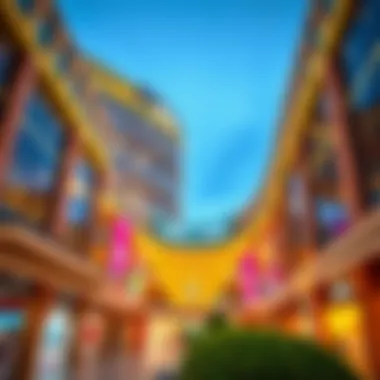 Architectural Marvel of WTC Mall Exterior view of WTC Mall showcasing the architectural beauty