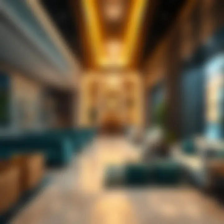 Modern Amenities at Zahara Center Interior design highlighting the modern amenities at Zahara Center